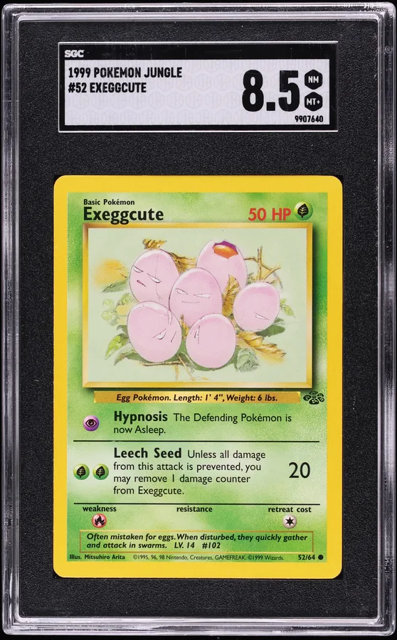 1999 #52 Exeggcute SGC 8.5 Pokemon Jungle